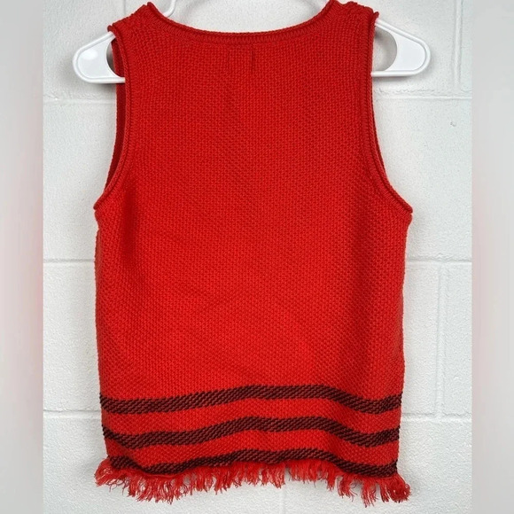 John & Jenn Orange Crochet Sleeveless size XS - Picture 5 of 5